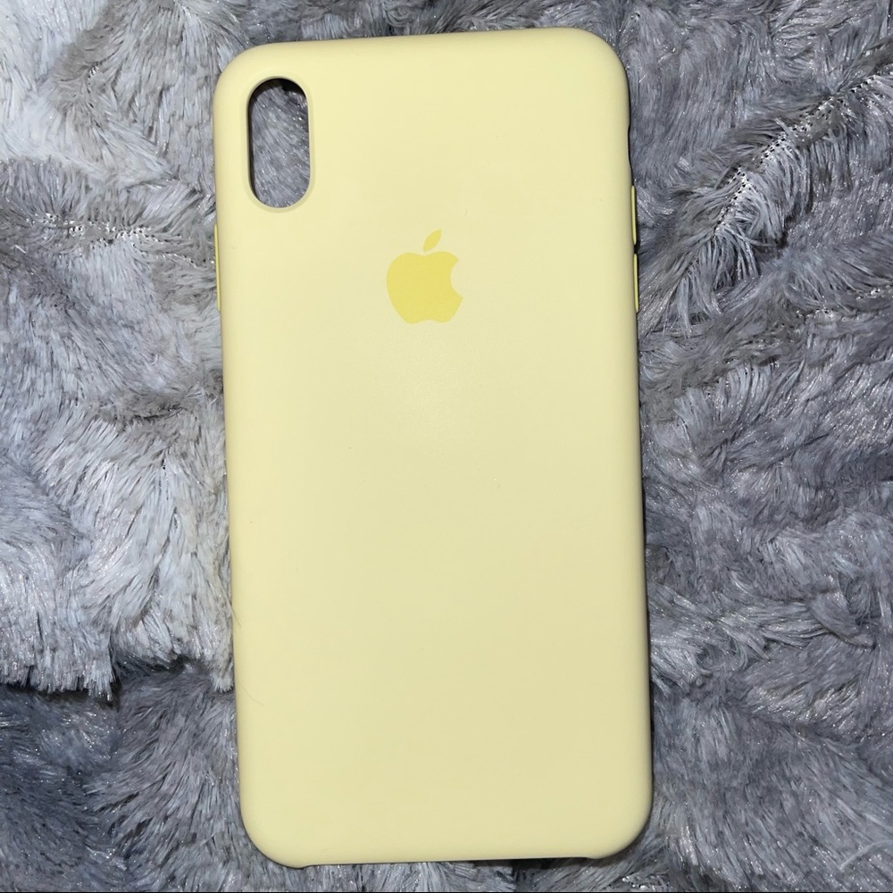 Apple iPhone XS Max Silicone Case - Mellow Yellow